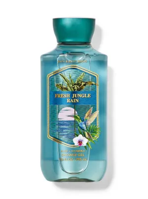 Bath and Body works fresh jungle rain aloe   vitamin e shower gel
