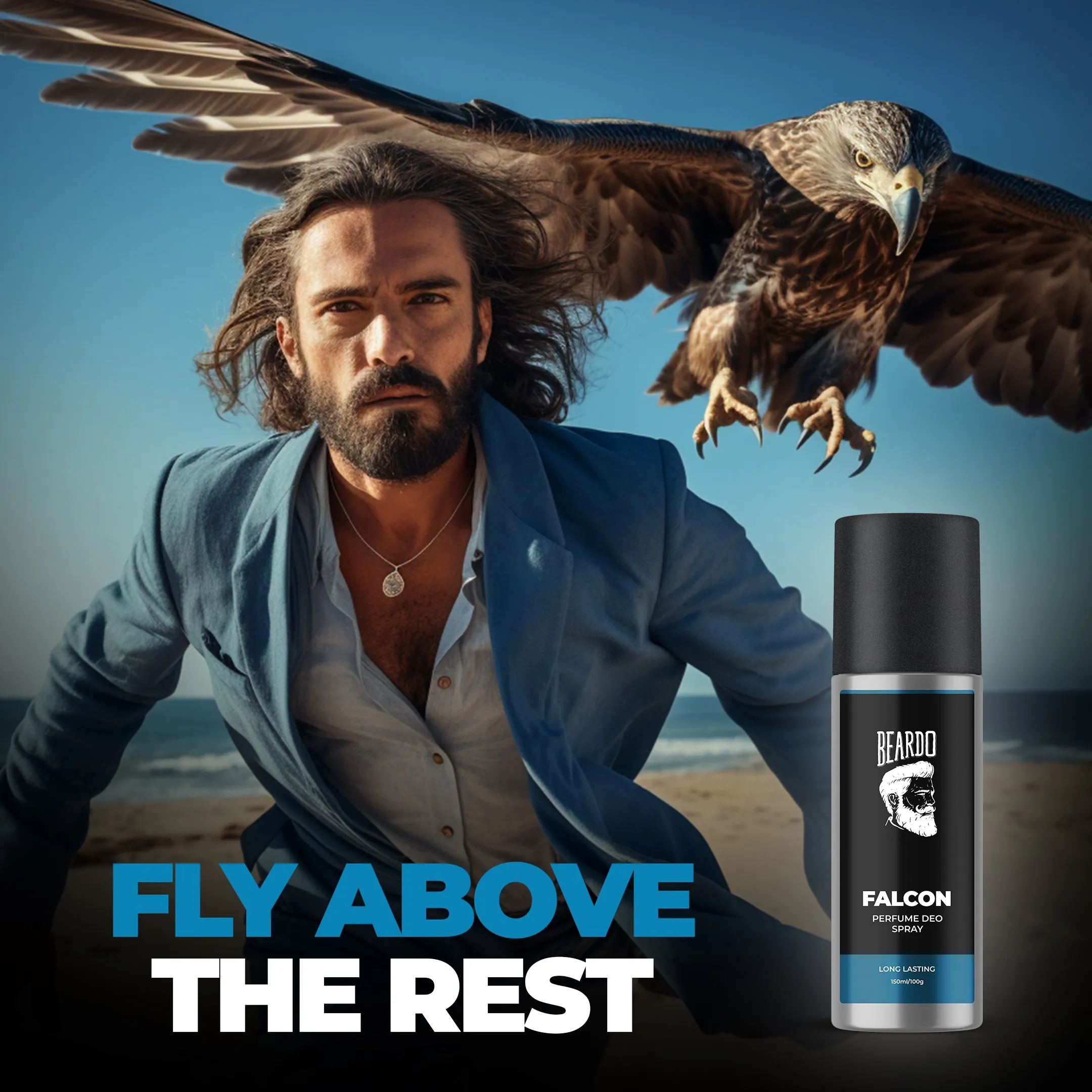 Beardo Falcon Perfume Deo Spray (150ml)