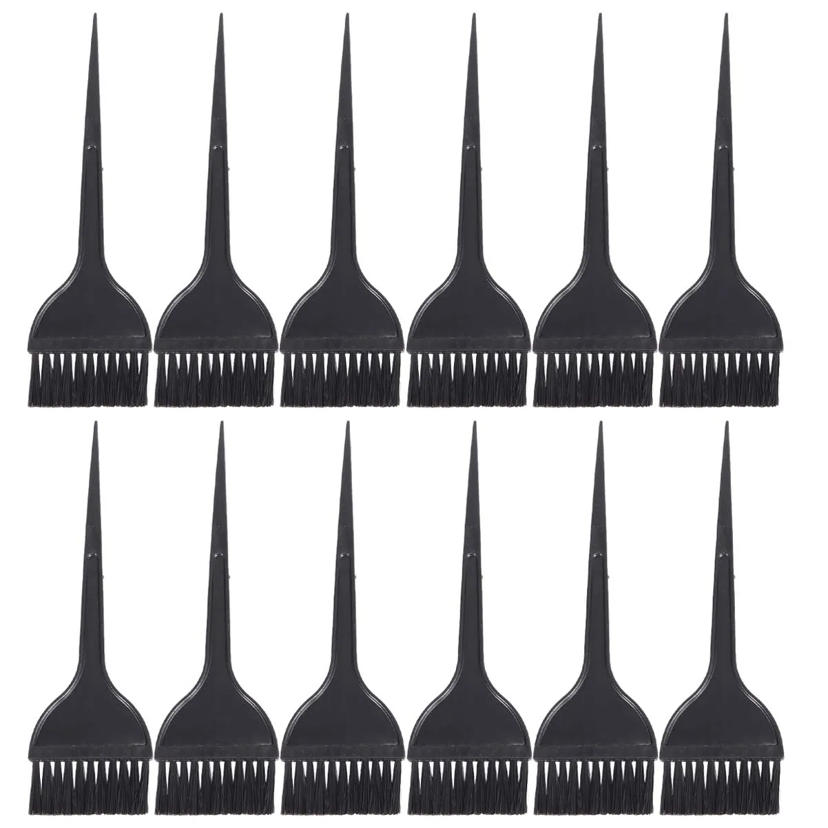 Beaupretty 12pcs Hair Dye Brush, Hair Dye Brush Applicator Hair Coloring Dyeing Kit Hair Tint Applicator for Home Hair Salon