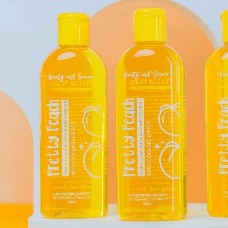Beauty and Graces Pretty Peach Feminine Wash - 150ml