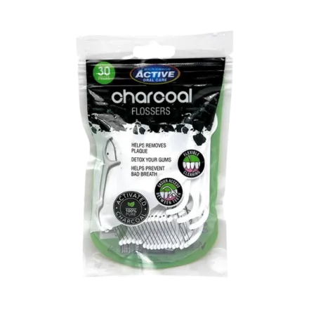 Beauty Formulas Charcoal Dental floss - 30 PCS
