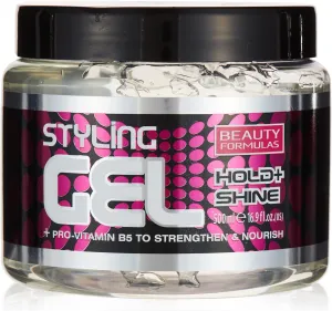 Beauty Formulas Hold Plus Shine Styling Gel 500ml