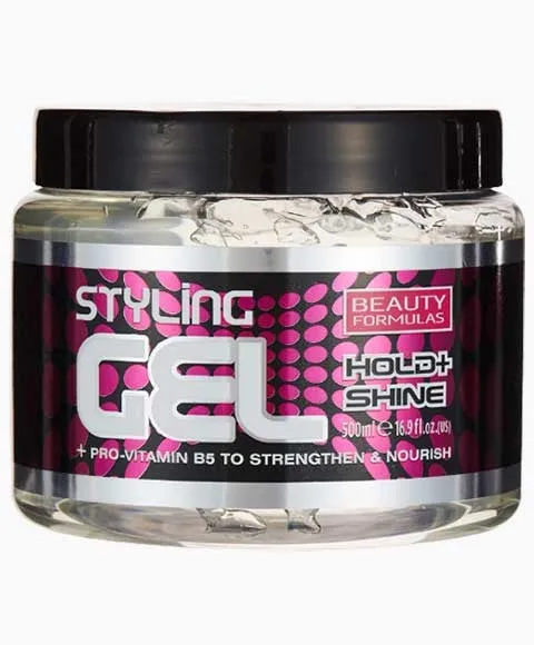 Beauty Formulas Hold Plus Shine Styling Gel 500ml
