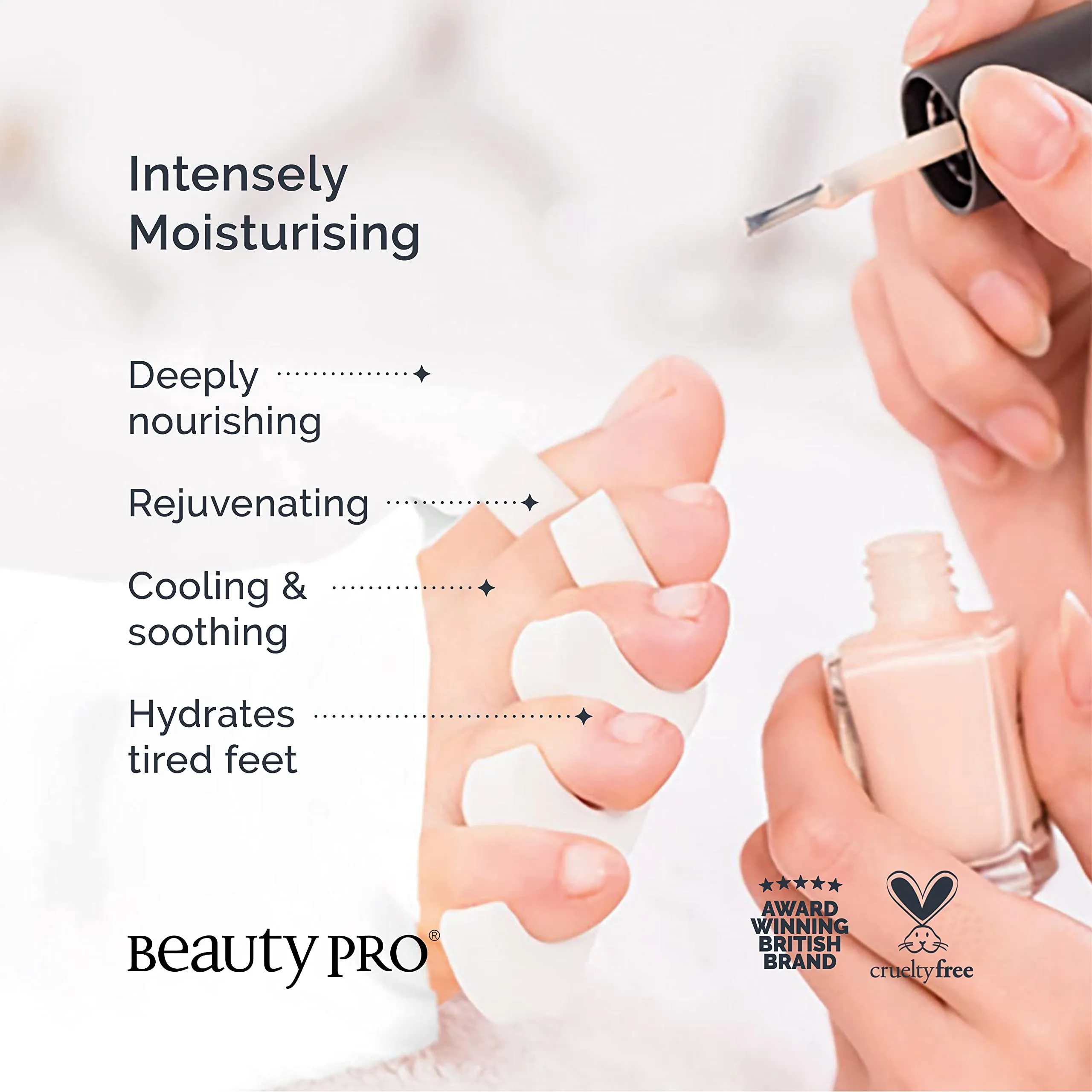 BeautyPro FOOT THERAPY Foot Mask with Collagen, Salicylic Acid (BHA Complex), & Argan Oil | Packed Full of Natural Ingredients | Intensely Moisturising | Bootie with Removable Toe Tip |
