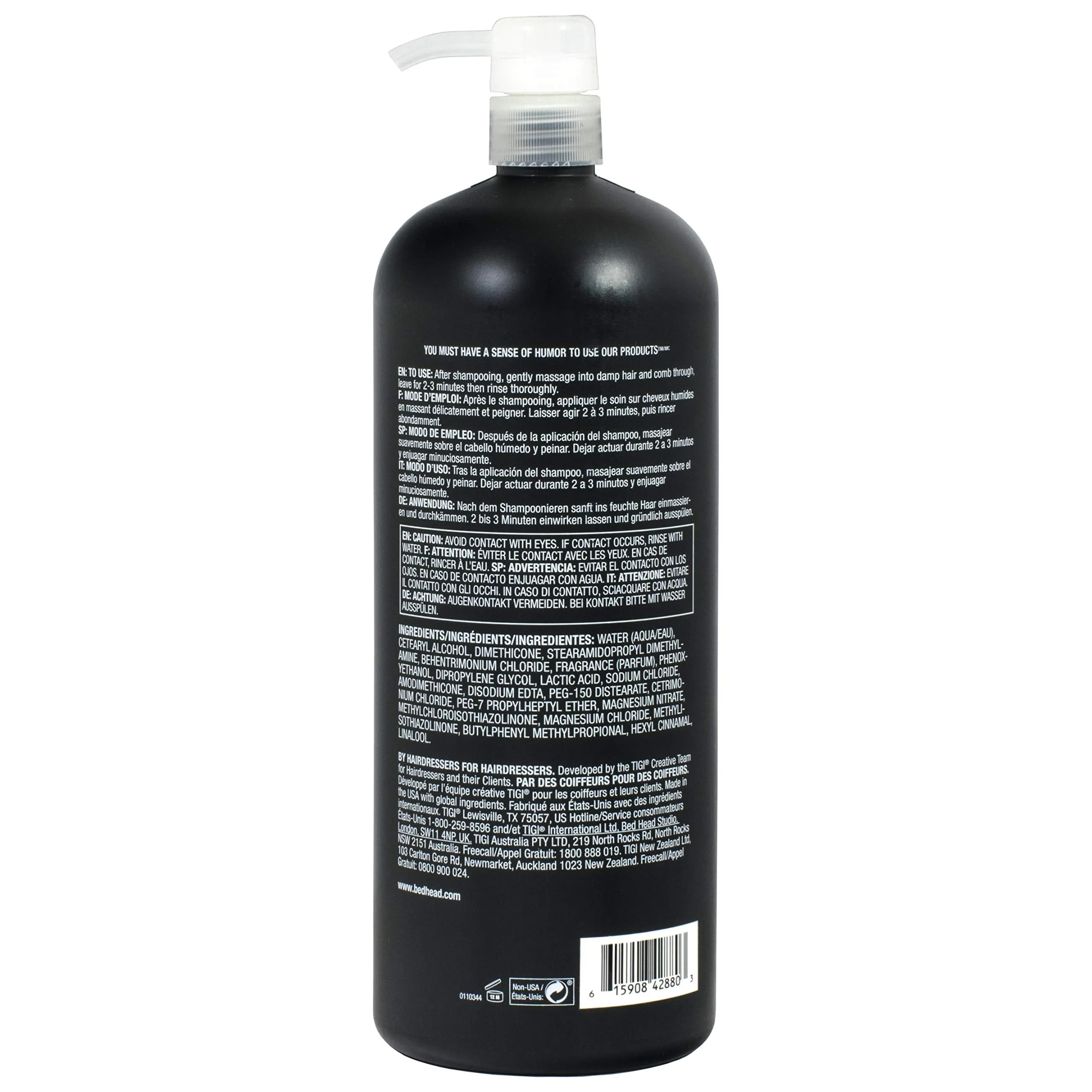 Bed Head by TIGI Rockaholic Amped Up Volume Conditioner 1500ml
