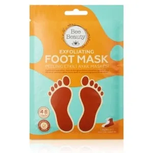 Bee Beauty, Chaussettes exfoliantes pour les pieds brillant et doux, 1 pair