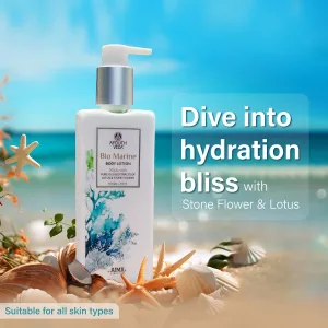 Bio Marine Body Lotion with Lotus & Stone Flower for Deeply Hydrated Skin Net qty.- 250ml
