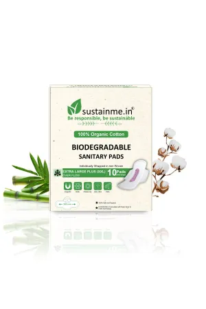 BIODEGRADABLE SANITARY PADS - HEAVY 330 MM (PACK OF 10)
