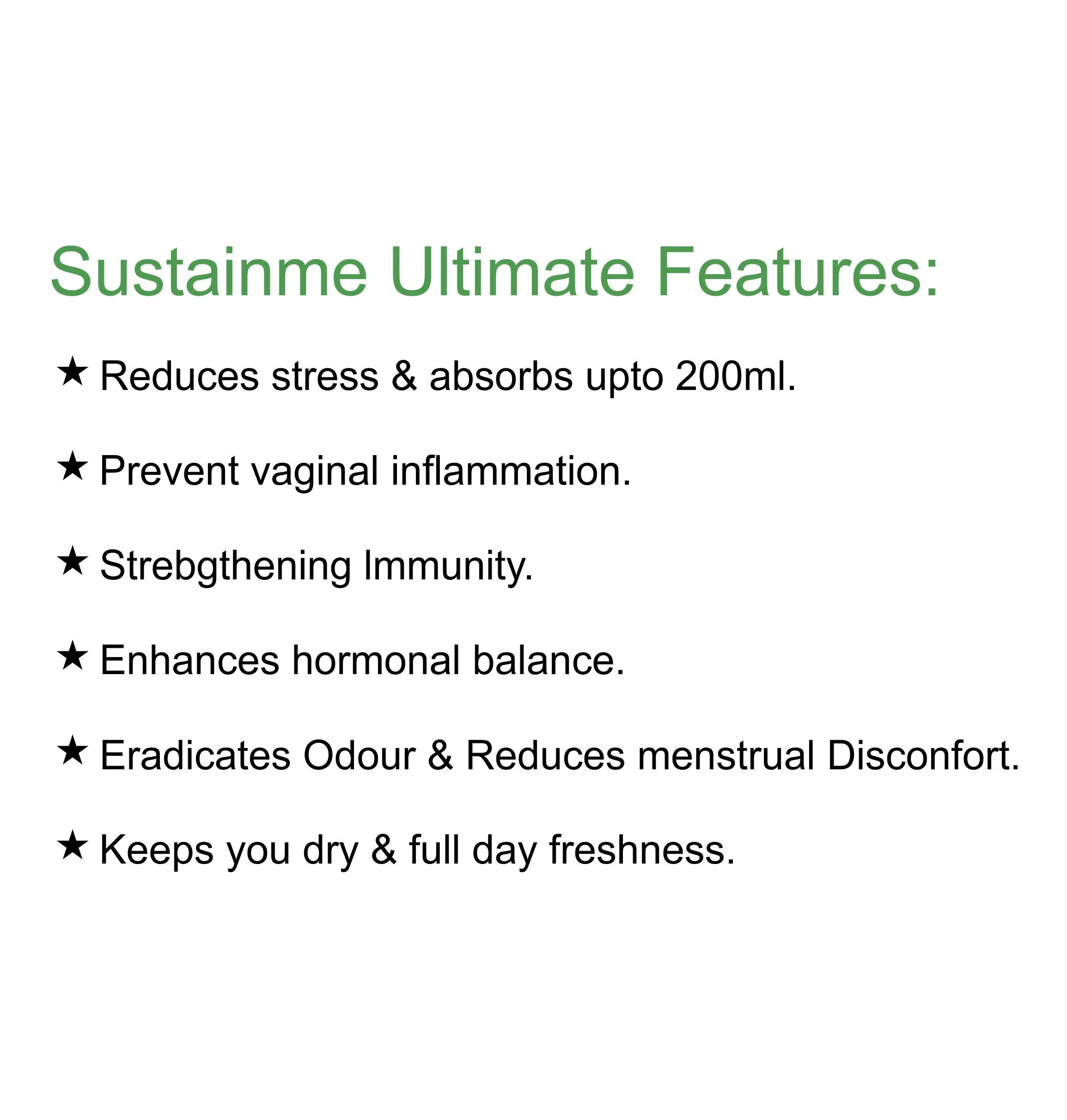 BIODEGRADABLE SANITARY PADS - HEAVY 330 MM (PACK OF 10)