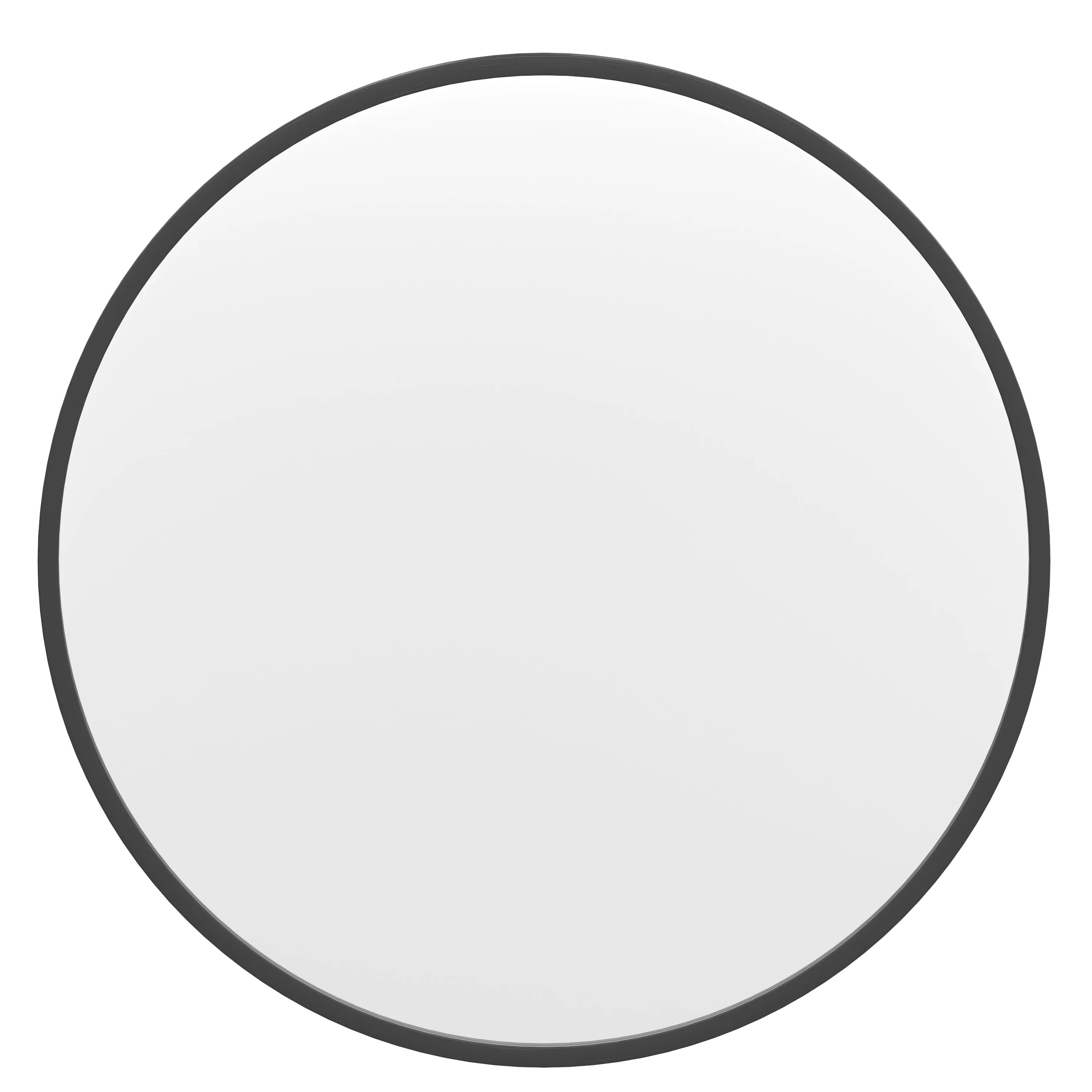 Black 24" Round Wall Mirror HFKHD-4GD-CRE8-712315-GG