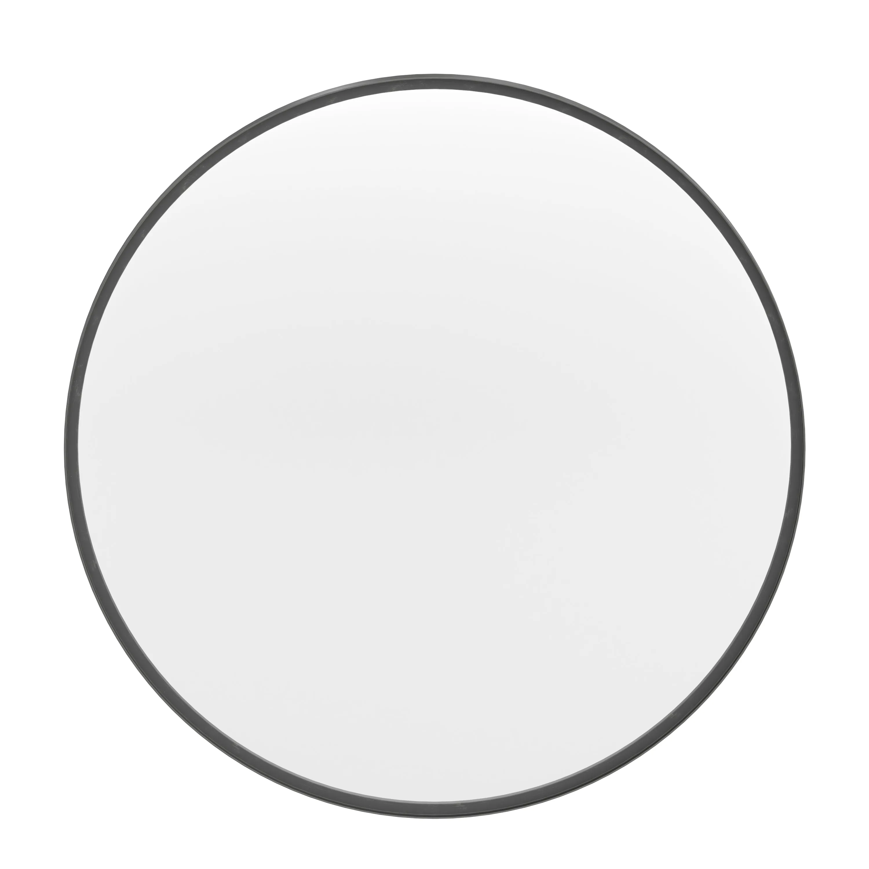 Black 27.5" Round Wall Mirror HFMHD-75G-CRE8-412315-GG
