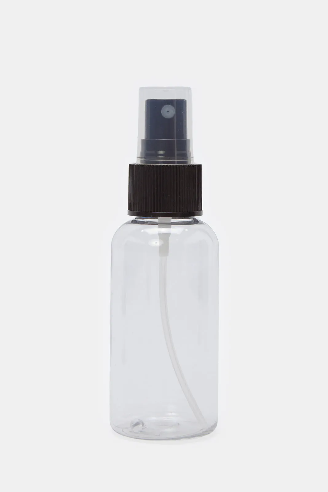 Black And Clear 5 Piece Travel Bottle Set