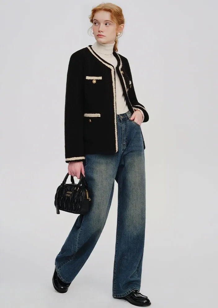 BLACK LITTLE SCENTED JACKET