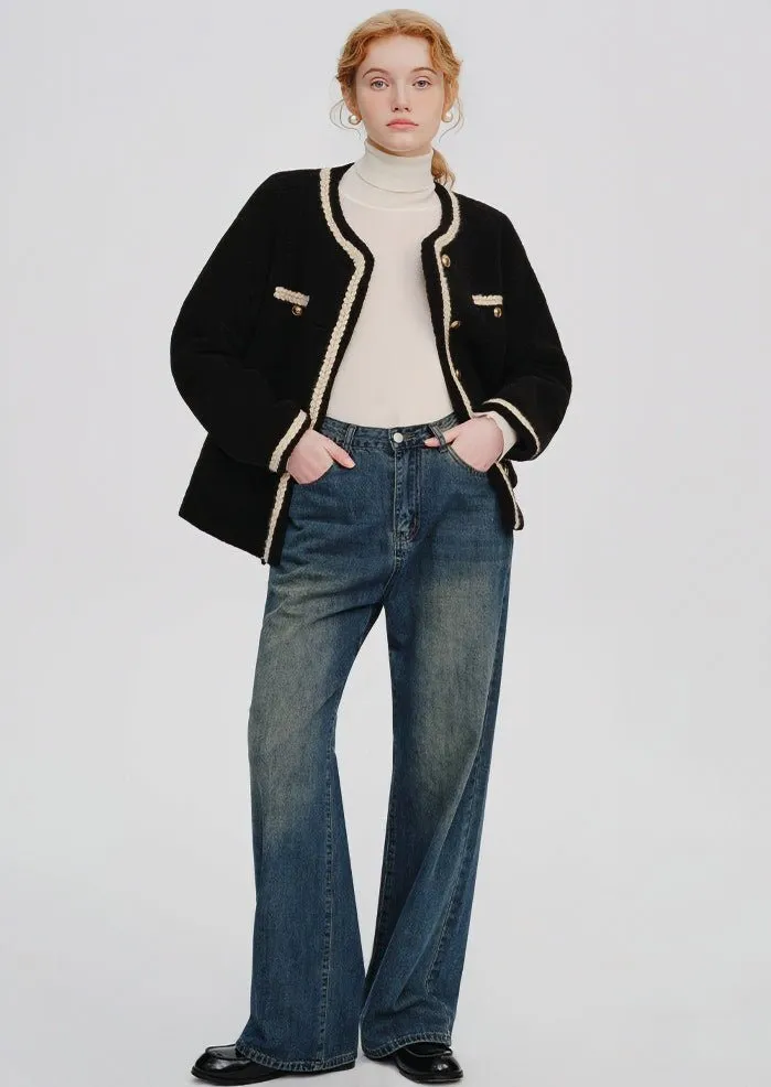 BLACK LITTLE SCENTED JACKET