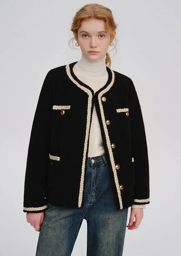 BLACK LITTLE SCENTED JACKET