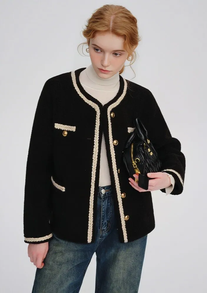 BLACK LITTLE SCENTED JACKET
