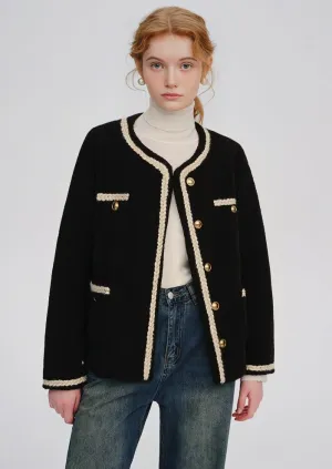 BLACK LITTLE SCENTED JACKET