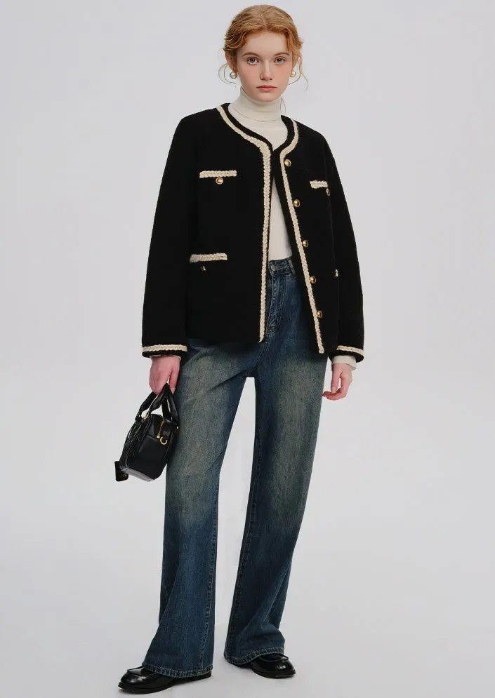 BLACK LITTLE SCENTED JACKET