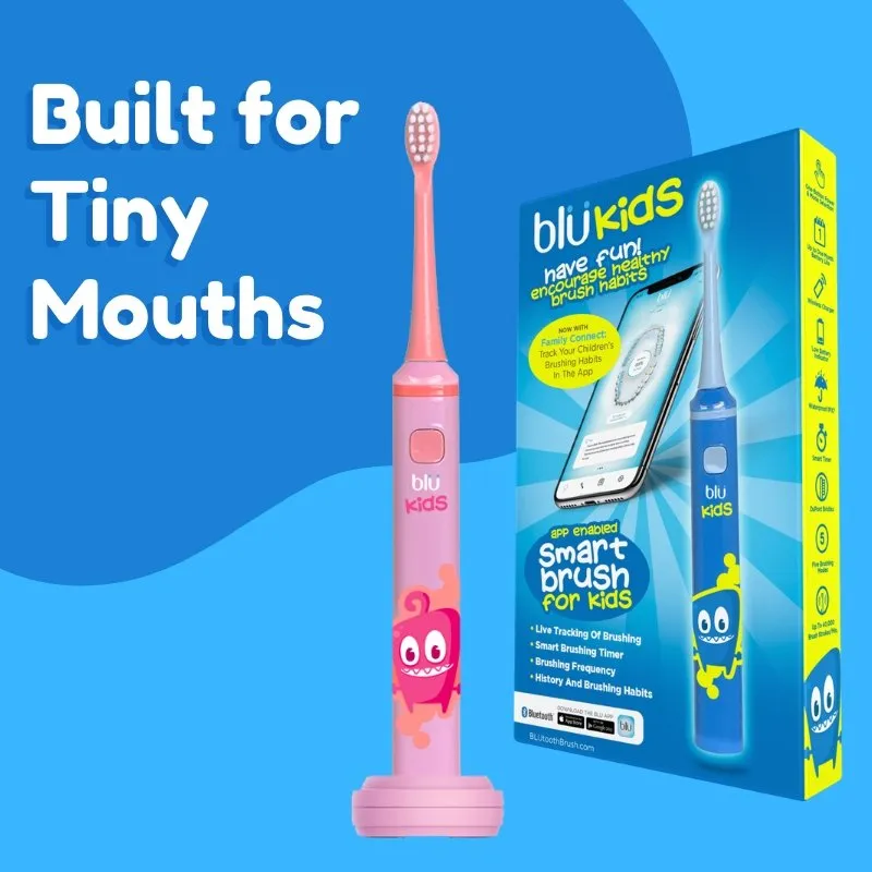 Blu Kids Smart Toothbrush and App (Pink)