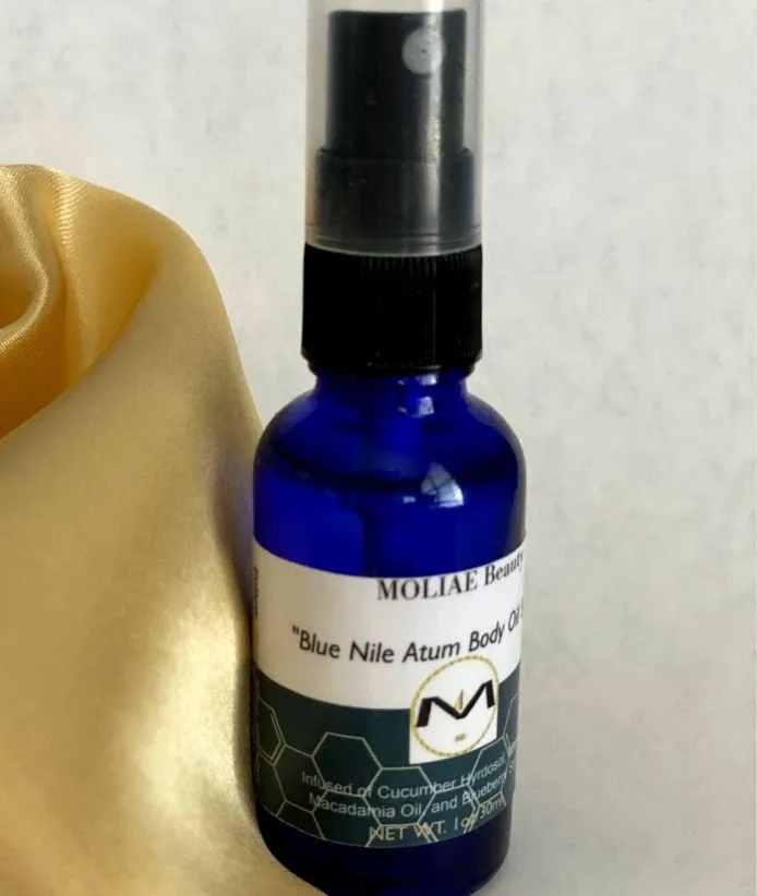 BLUE NILE ATUM | Body Oil Spray | Cucumber Hydrosol | Blueberry Seed Oil