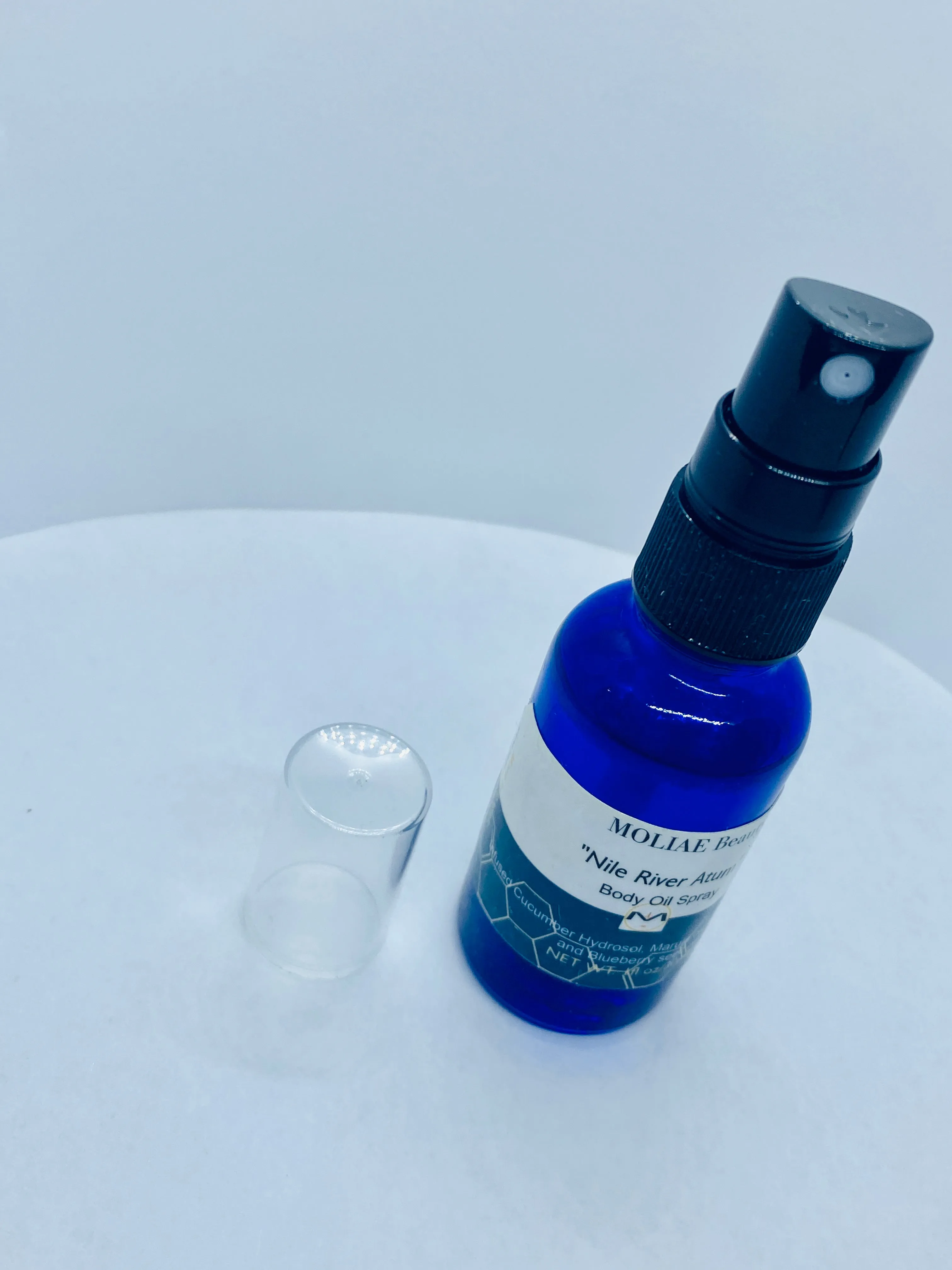 BLUE NILE ATUM | Body Oil Spray | Cucumber Hydrosol | Blueberry Seed Oil