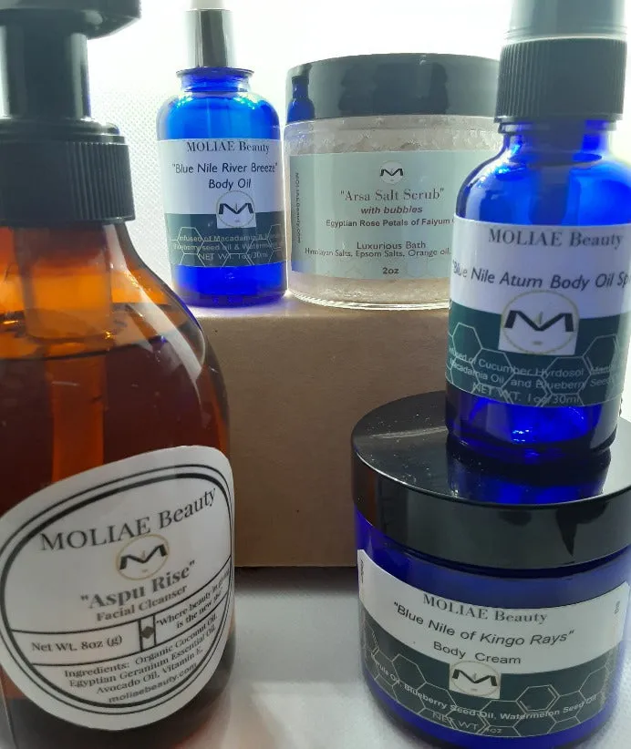 BLUE NILE ATUM | Body Oil Spray | Cucumber Hydrosol | Blueberry Seed Oil