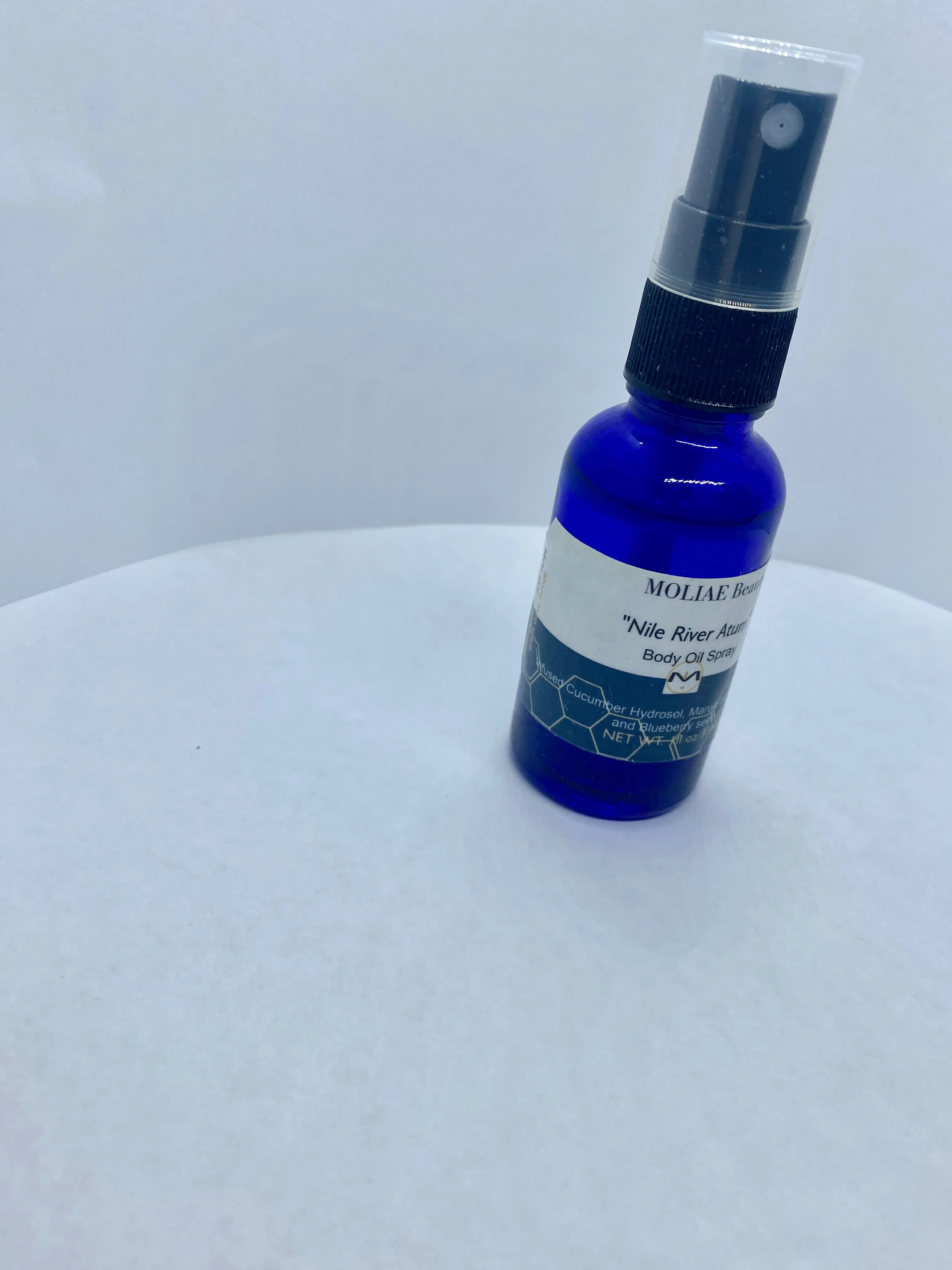 BLUE NILE ATUM | Body Oil Spray | Cucumber Hydrosol | Blueberry Seed Oil
