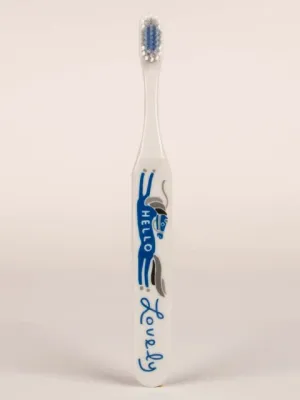 BlueQ "Hello Lovely." Toothbrush