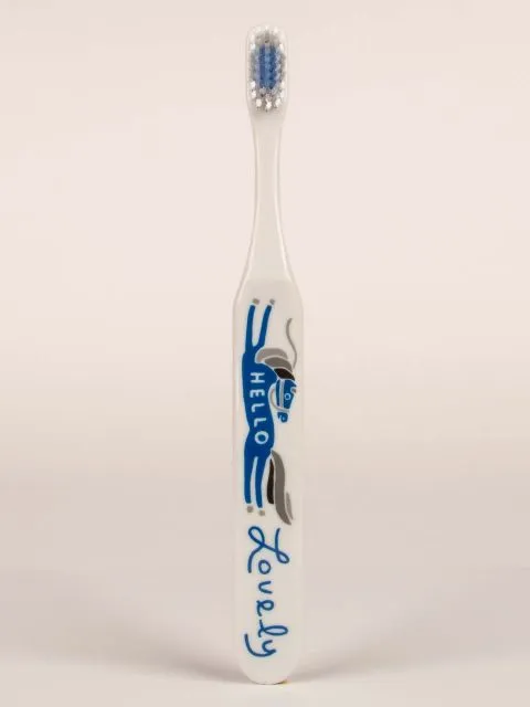 BlueQ "Hello Lovely." Toothbrush