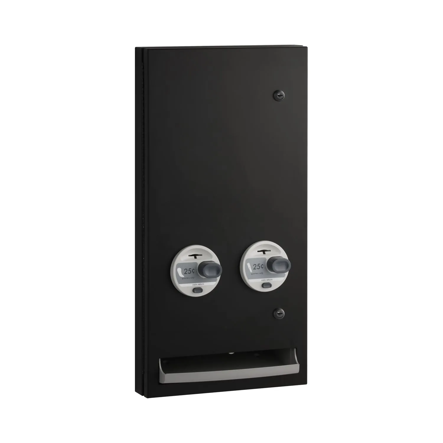 Bobrick B-370634.MBLK 25 Trimlineseries Semi-Recessed Napkin / Tampon Vendor, Matte Black
