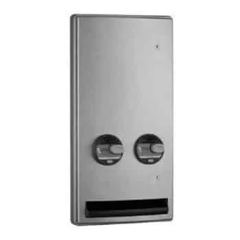 Bobrick B-47064C Conturaseries Semi-Recessed Napkin / Tampon Vendor