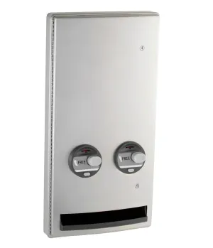 Bobrick B-47064C Conturaseries Semi-Recessed Napkin / Tampon Vendor