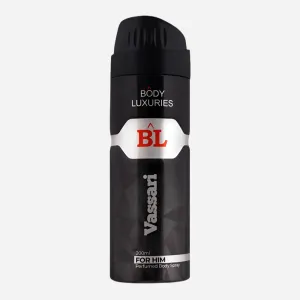 Body Luxuries Men Body Spray 200Ml - Vassari