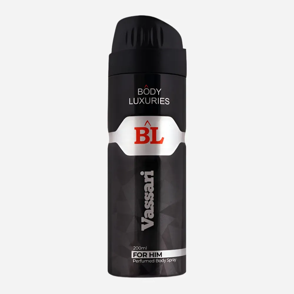 Body Luxuries Men Body Spray 200Ml - Vassari