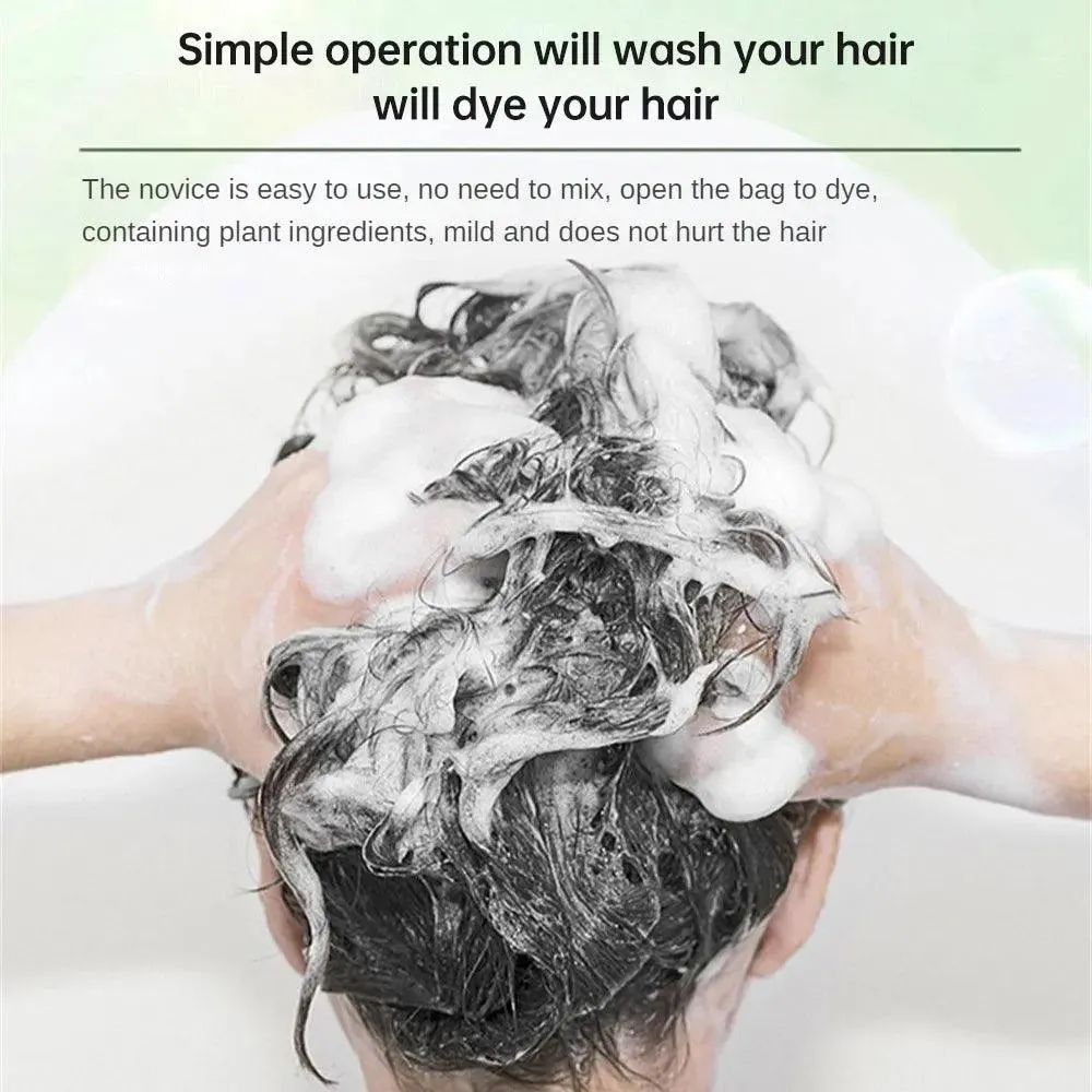 Botanical Bubble Hair Dye Kit - Complete Gray Coverage & Nourishing Plant Essences