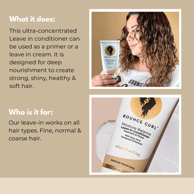 Bounce Curl Moisture Balance Leave In Conditioner