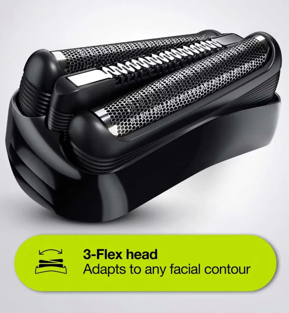 Braun Series 3 Electric Shaver Wet & Dry Razor For Men - Black/Blue 310