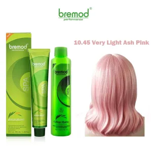 Bremod Performance 10.45 Very Light Ash Pink Hair Color With Oxidizer - 100ml 100g