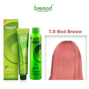 Bremod Performance 8.65 Pink Orange Hair Color With Oxidizer - 100ml 100g