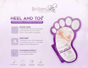 Brilliant Skin Heel and Toe Lavender Foot Mask (Violet)