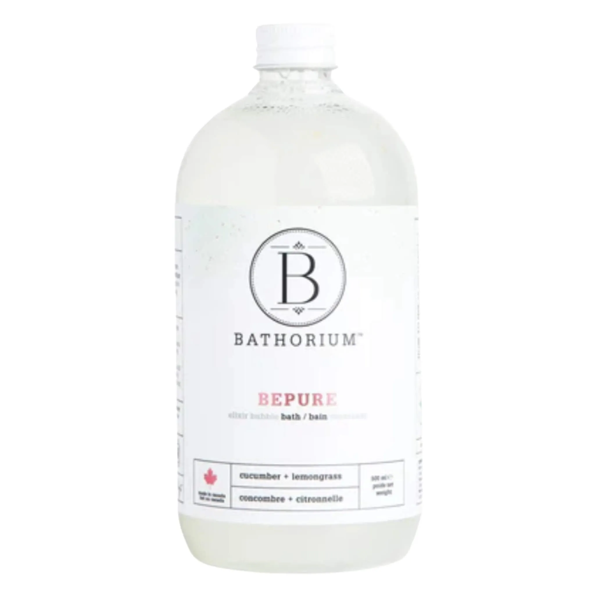 Bubble Bath Elixir - BePure, Cucumber & Lemongrass