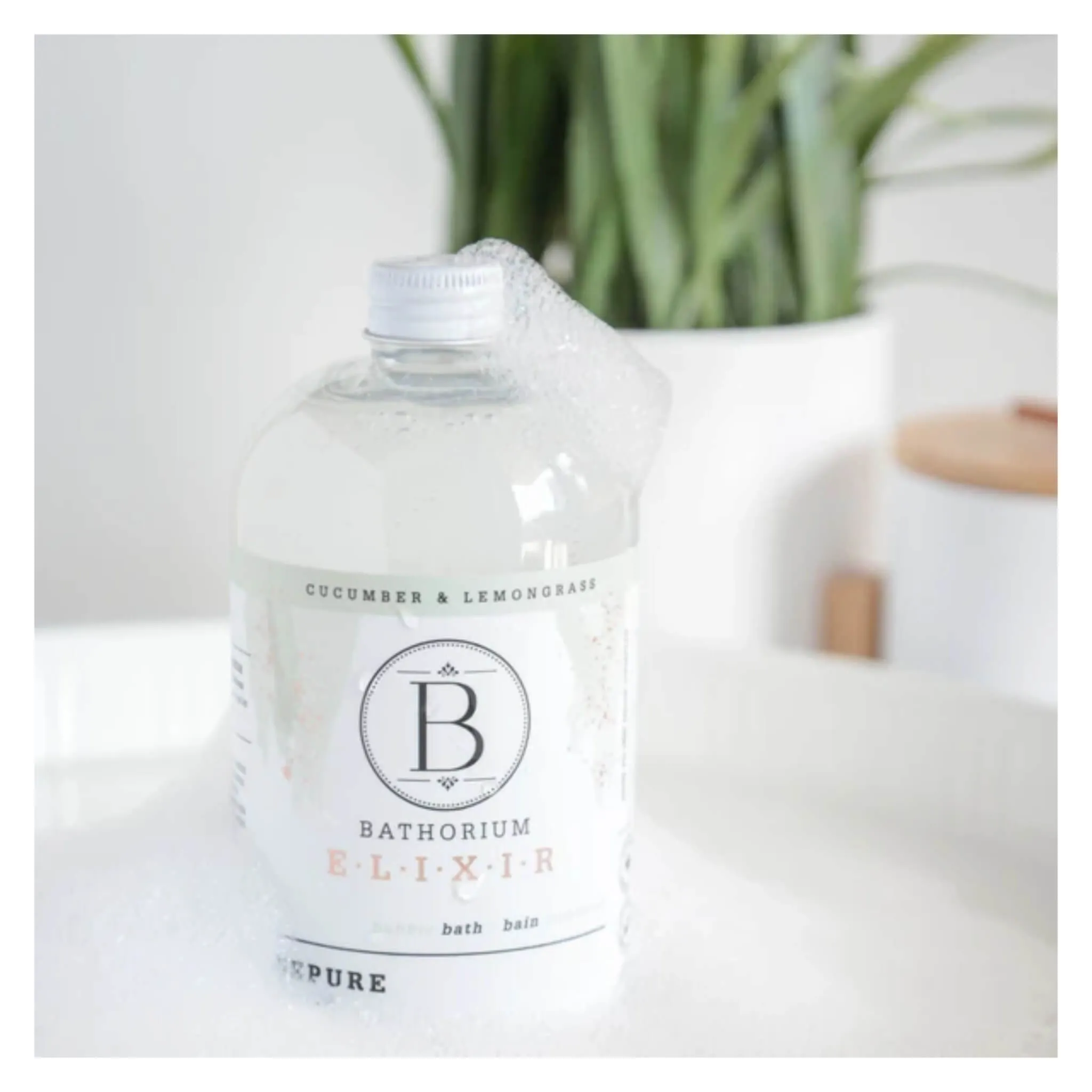 Bubble Bath Elixir - BePure, Cucumber & Lemongrass