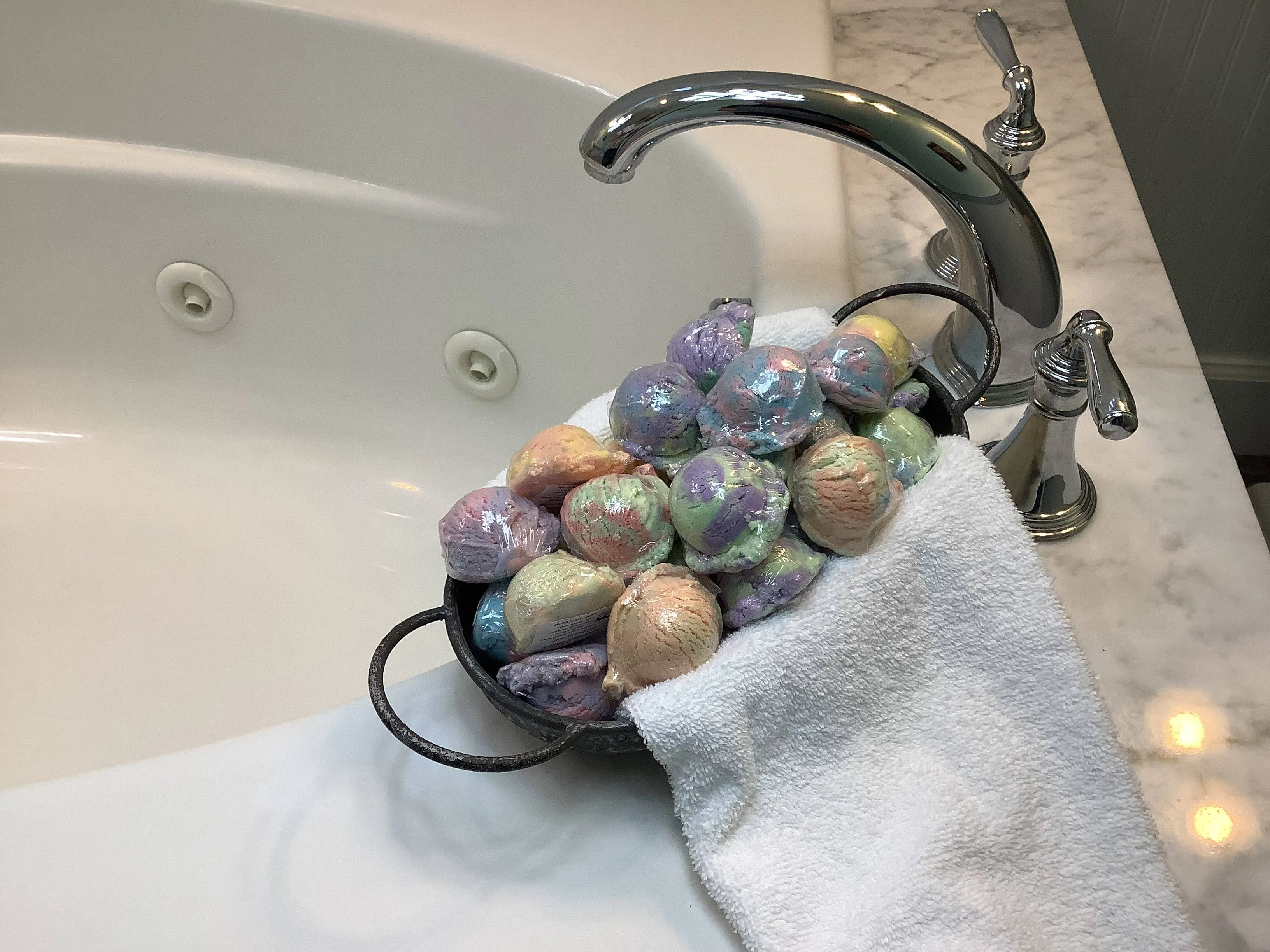 Bubble Scoops Solid Bubble Bath American Berry