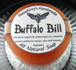 BUFFALO BILL Soap | Leather Scent | Shave Soap | Beard Wash | Body Bar