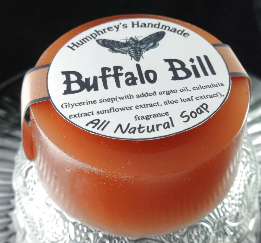 BUFFALO BILL Soap | Leather Scent | Shave Soap | Beard Wash | Body Bar