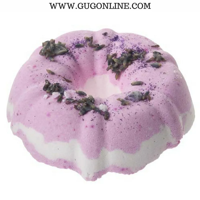 Bundt Cake Bath Bomb - Lavender Pomegranate