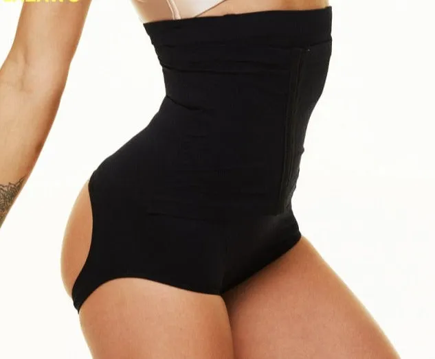Butt Lifter Body Shaper Panties Firm Belly Tummy Control Shapewear Thigh Slimmer Girdle Shorts with Hook Waist Trainer