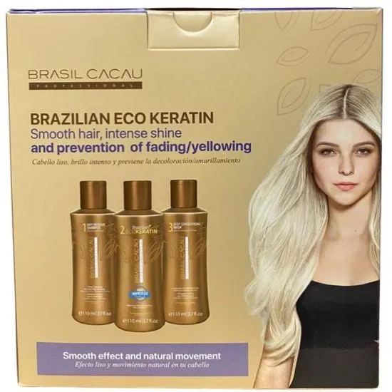 CADIVEU - Eco Keratin Traveller Kit 110ml | Smooth, Frizz-Free Hair