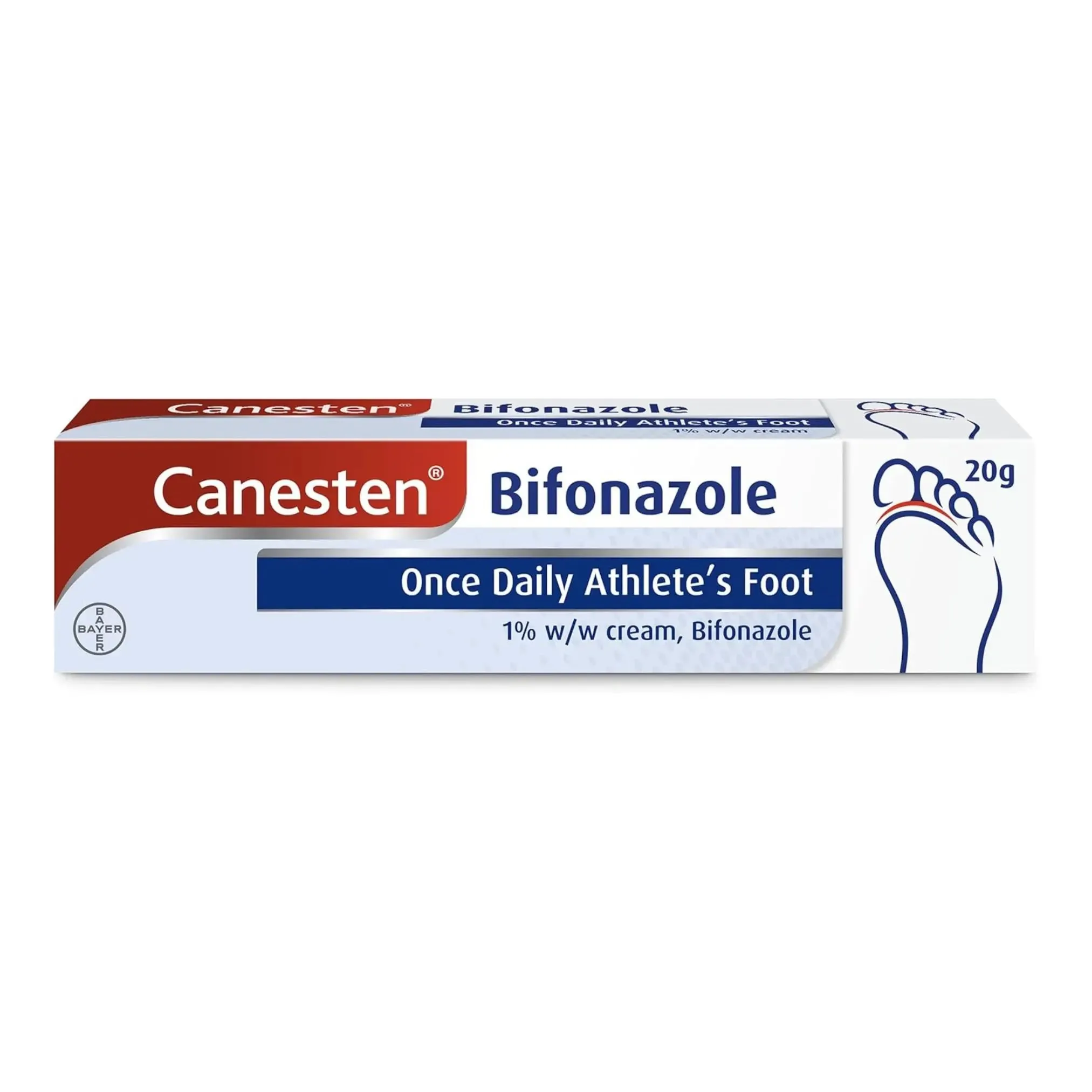 Canesten Bifonazole Once Daily 1% w/w Cream - 20g