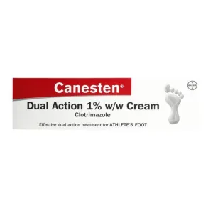 Canesten Dual Action Athletes Foot Cream 30g - Multibuy